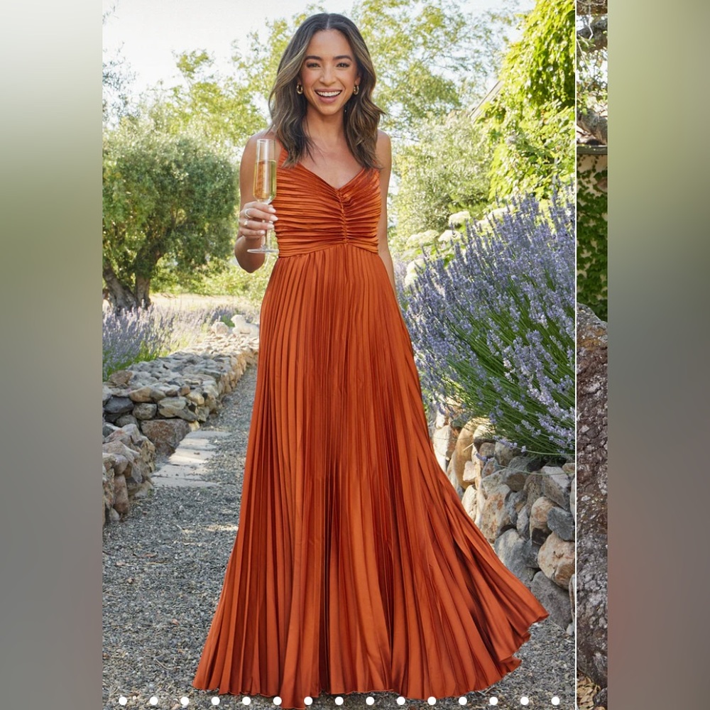 Petal + Pup Naira Pleated Maxi Dress